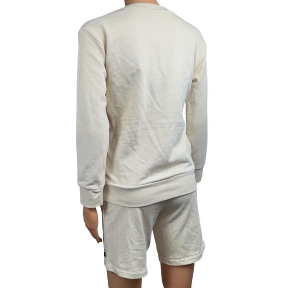 Puma 2 Piece Girls Medium 10/12 Tan Pull Over Sweatshirt & Jogging Shorts New - Picture 4 of 10